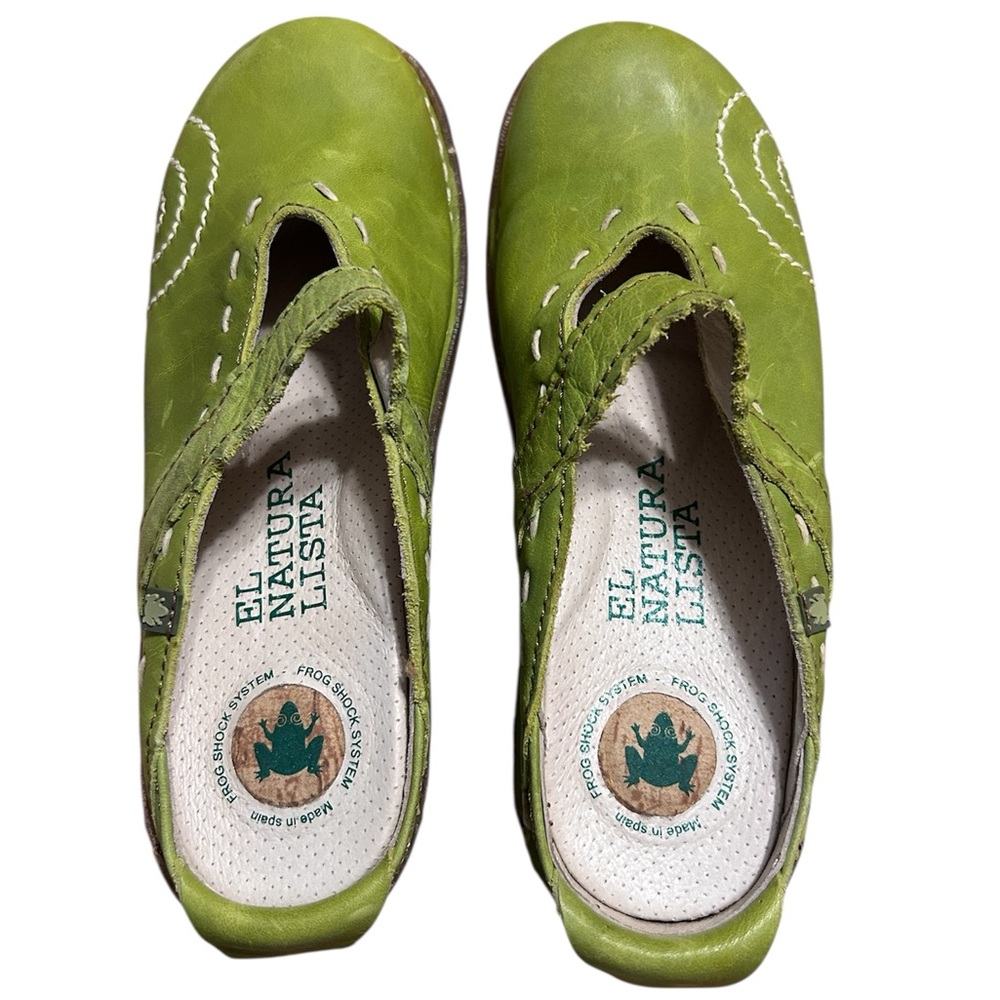El Naturalista Yggdrasil All Natural Leather Women Clog Travel Work Versatile 36